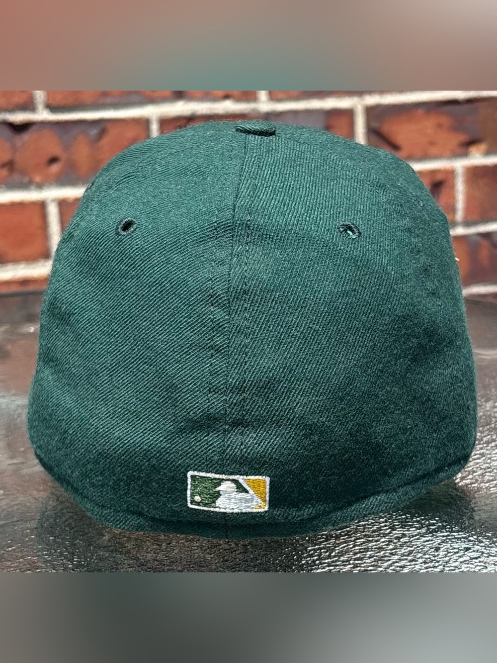 Vintage 90’s New Era Pro Model Oakland A’s Diamond Collection Fitted Hat 7 1/4 - Picture 5 of 9